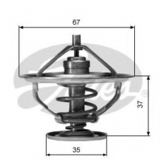 TH01682G1 GATES Термостат, охлаждающая жидкость