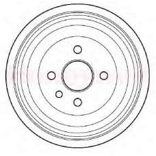 329202B BENDIX Тормозной барабан