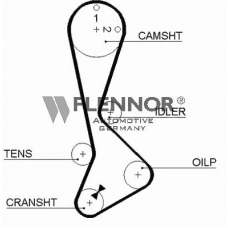 4169V FLENNOR Ремень ГРМ