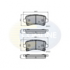 CBP31795 COMLINE Комплект тормозных колодок, дисковый тормоз