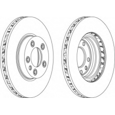 DDF1591RC-1 FERODO Тормозной диск