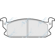 PAD445 APEC Комплект тормозных колодок, дисковый тормоз