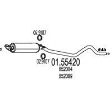 01.55420 MTS Средний глушитель выхлопных газов