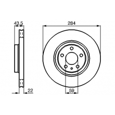 0 986 478 521 BOSCH Тормозной диск