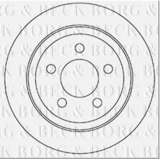 BBD5351 BORG & BECK Тормозной диск