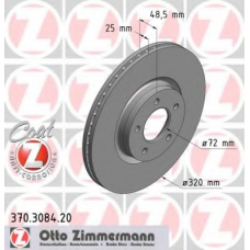 370.3084.20 ZIMMERMANN Тормозной диск