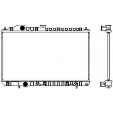 1320-0102 SAKURA  Automotive Радиатор, охлаждение двигателя