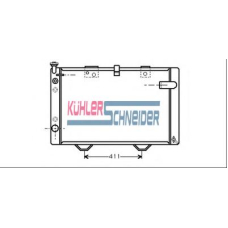 0705801 KUHLER SCHNEIDER Радиатор, охлаждение двигател