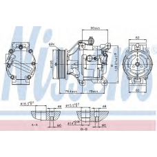 89530 NISSENS Компрессор, кондиционер