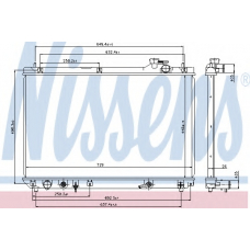 64659 NISSENS Радиатор, охлаждение двигателя