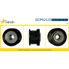 SCP92133.1 SANDO Ременный шкив, генератор