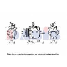 851966N AKS DASIS Компрессор, кондиционер