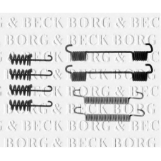 BBK6190 BORG & BECK Комплектующие, колодки дискового тормоза