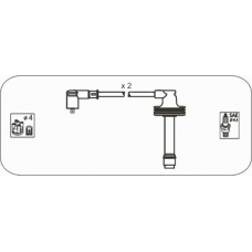 VL19 JANMOR Комплект проводов зажигания