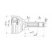 CVJ5044.10 OPEN PARTS Шарнирный комплект, приводной вал
