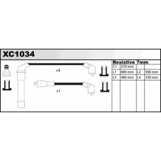 XC1034 QUINTON HAZELL Комплект проводов зажигания