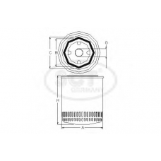 SM 820 SCT Масляный фильтр