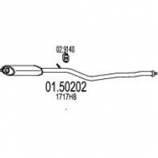 01.50202 MTS Средний глушитель выхлопных газов