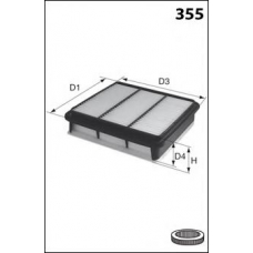 ELP9212 MECAFILTER Воздушный фильтр