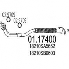 01.17400 MTS Труба выхлопного газа