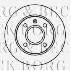 BBD4016 BORG & BECK Тормозной диск