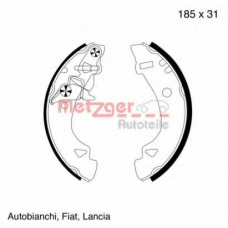 MG 586 METZGER Комплект тормозных колодок