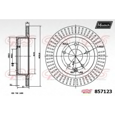 857123.6880 MAXTECH Тормозной диск