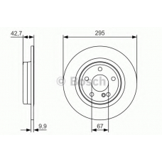 0 986 479 A04 BOSCH Тормозной диск