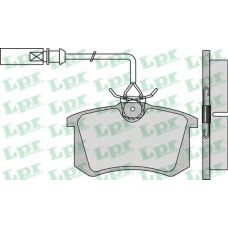 05P980 LPR Комплект тормозных колодок, дисковый тормоз