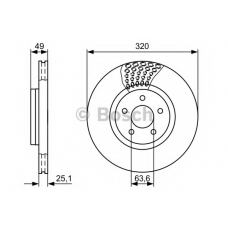 0 986 479 660 BOSCH Тормозной диск