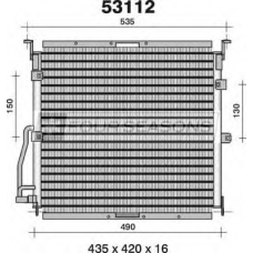 F4-53112 STANDARD Конденсатор, кондиционер