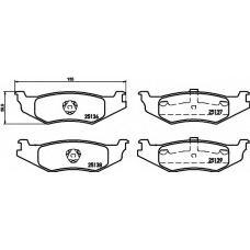 8DB 355 015-631 HELLA Комплект тормозных колодок, дисковый тормоз