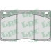 05P386 LPR Комплект тормозных колодок, дисковый тормоз