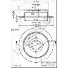 BS 7476 BRECO Тормозной диск