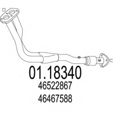 01.18340 MTS Труба выхлопного газа