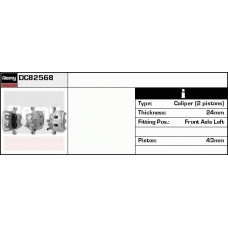 DC82568 DELCO REMY Тормозной суппорт