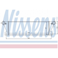 96867 NISSENS Интеркулер