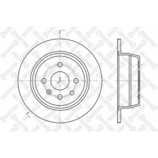 6020-3618-SX STELLOX Тормозной диск