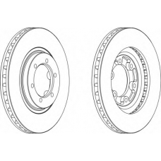 DDF1269 FERODO Тормозной диск