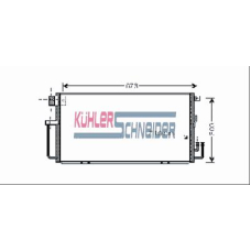 2520121 KUHLER SCHNEIDER Конденсатор, кондиционер