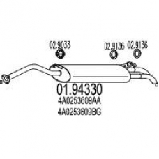 01.94330 MTS Глушитель выхлопных газов конечный