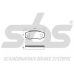 1501221949 S.b.s. Комплект тормозных колодок, дисковый тормоз