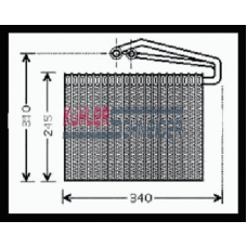 8701631 KUHLER SCHNEIDER Испаритель, кондиционер