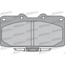 AC0581027D AC Delco Комплект тормозных колодок, дисковый тормоз