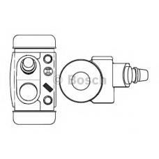 F 026 002 391 BOSCH Колесный тормозной цилиндр