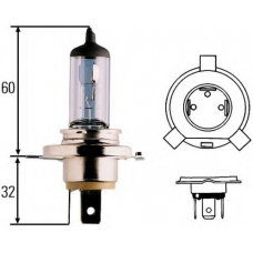 8GJ 002 525-001 HELLA Лампа накаливания, основная фара; Лампа накаливани