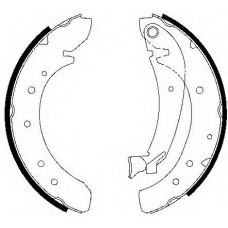 BBF951 QUINTON HAZELL Комплект тормозных колодок