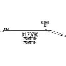 01.70760 MTS Труба выхлопного газа