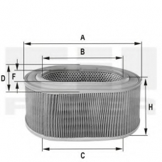 HPU 4363 FIL FILTER Воздушный фильтр