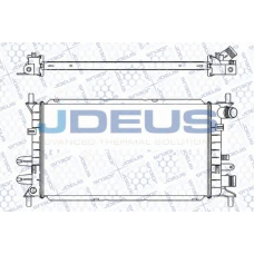 012M61 JDEUS Радиатор, охлаждение двигателя